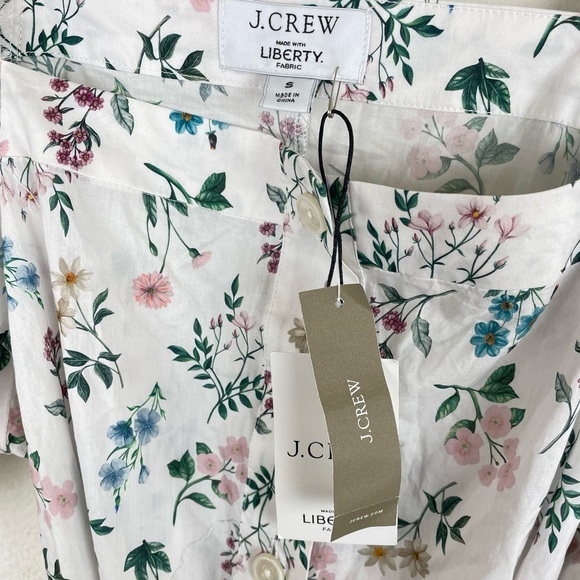 NWT J.Crew Liberty Print Dress Annelise floral Midi New Blogger Favorite Small - Picture 5 of 16